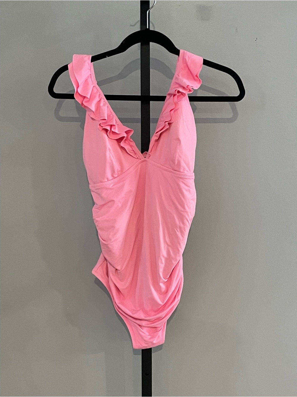 Gap Pink Ruffle One Piece Swimsuit Size Small
